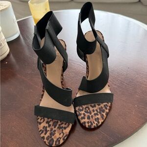 Call It Spring ALICURA Leopard Print Vegan Stiletto Heels - 7.5